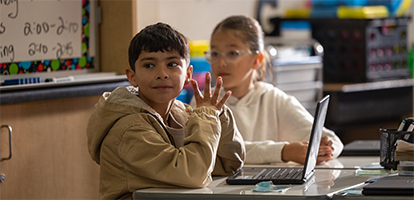 Students in computer lab