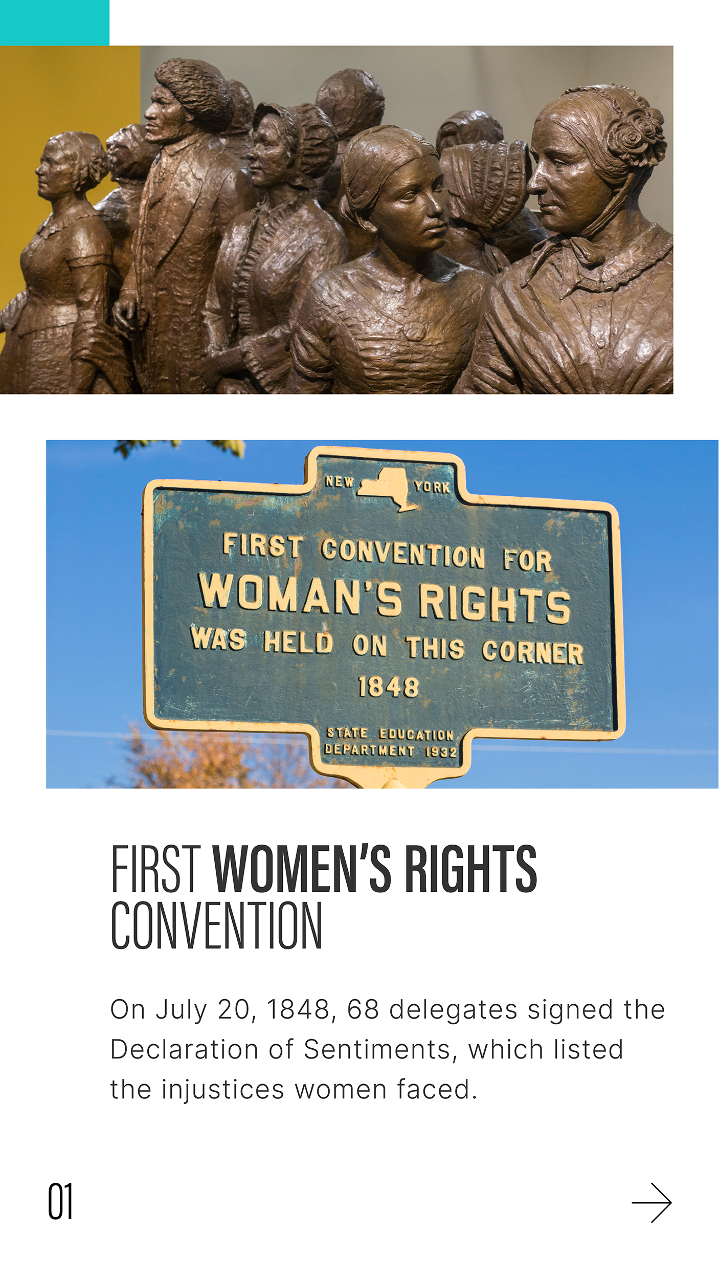 FIRST WOMEN'S RIGHTS
CONVENTION